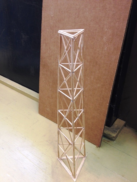 Toothpick Tower - Lydia's Web Portfolio
